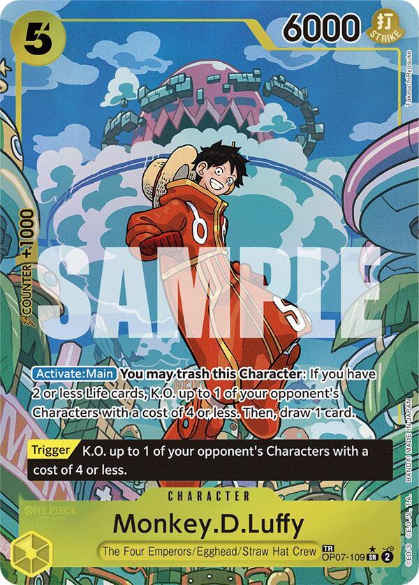 Monkey.D.Luffy (TR) OP07-109 – Two Legends | One Piece TCG