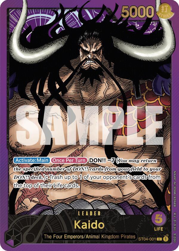 Kaido Premium Card Collection -Leader Collection- ST04-001 | One Piece TCG