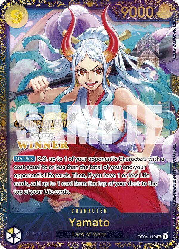 Yamato Championship 2024 Finals Winner OP04-112 | One Piece TCG