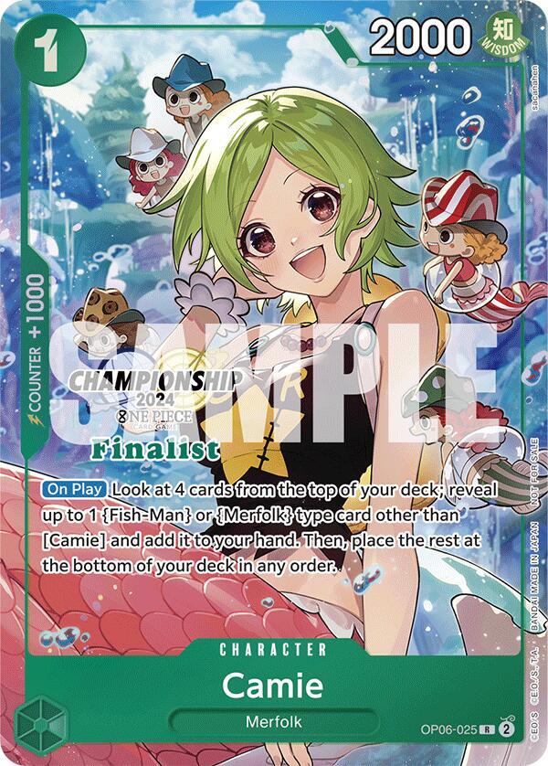 Camie Championship 2024 Finalist Card Set OP06-025 | One Piece TCG