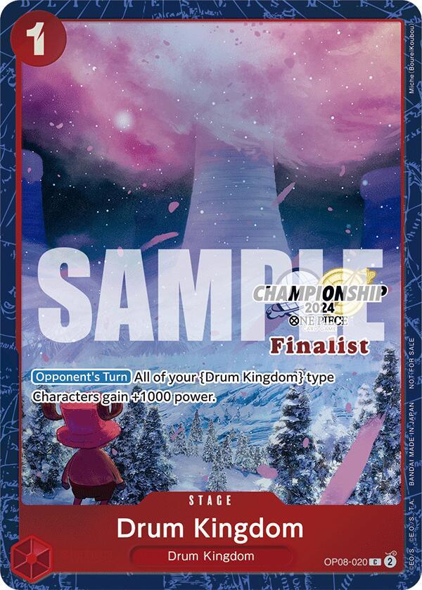 Drum Kingdom Championship 2024 Finalist Card Set OP08-020 | One Piece TCG