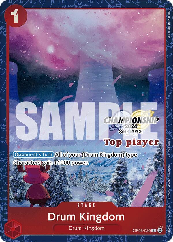 Drum Kingdom Championship 2024 Top Player Pack OP08-020 | One Piece TCG