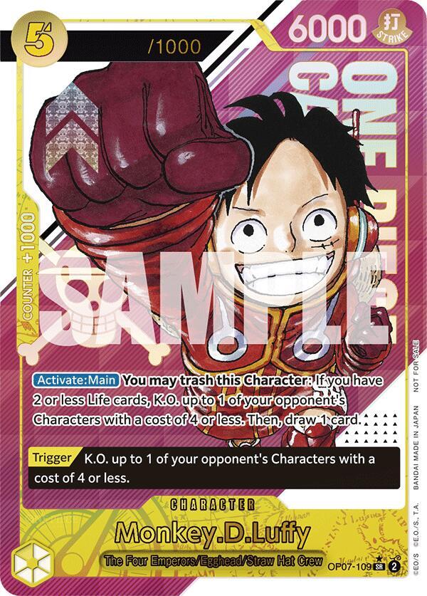 Monkey.D.Luffy CS 2024 Event Pack OP07-109 | One Piece TCG