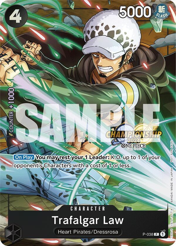 Trafalgar Law CS 2024 Event Pack P-038 | One Piece TCG