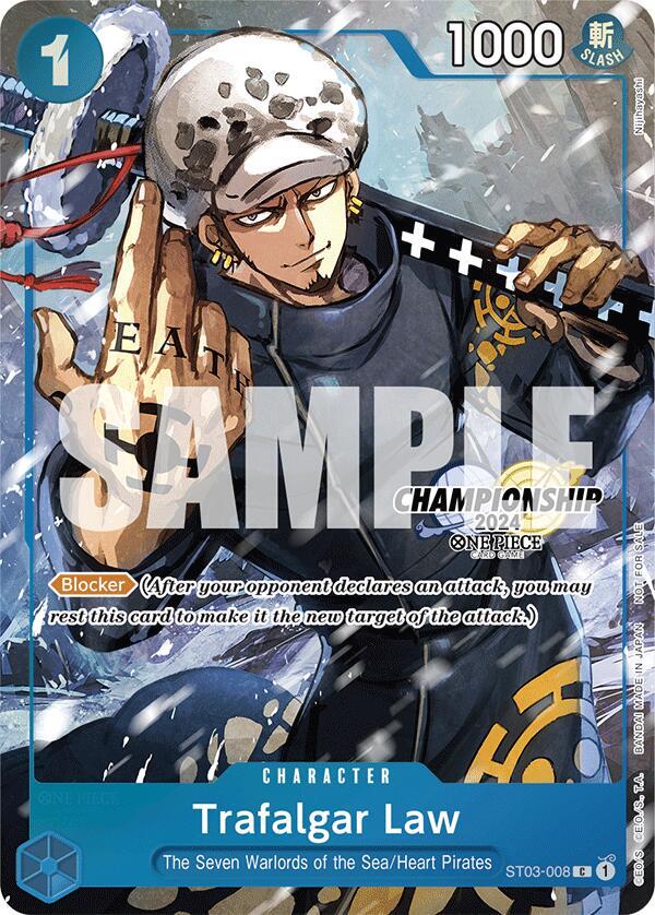 Trafalgar Law CS 2024 Event Pack Finalist ST03-008 | One Piece TCG