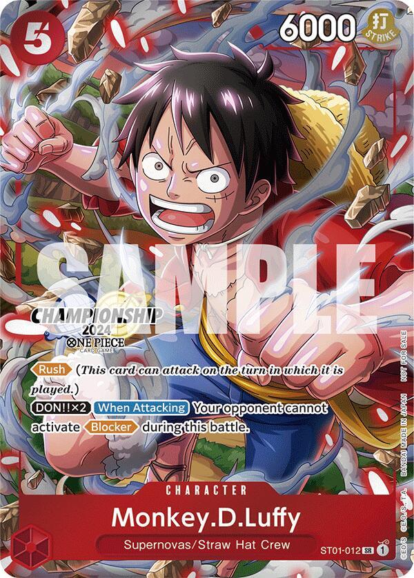 Monkey.D.Luffy CS 2024 Celebration Pack ST01-012 | One Piece TCG
