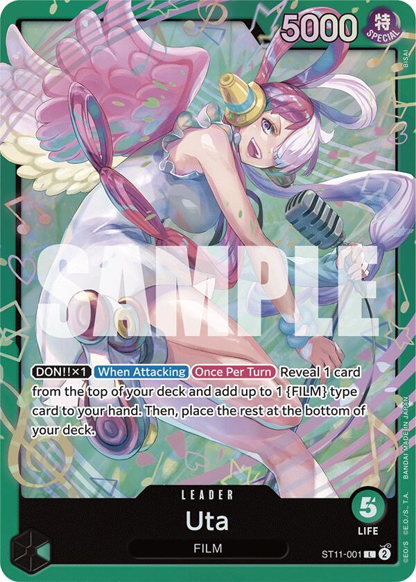 Uta ST11-001 – Starter Deck 16: GREEN Uta | One Piece TCG