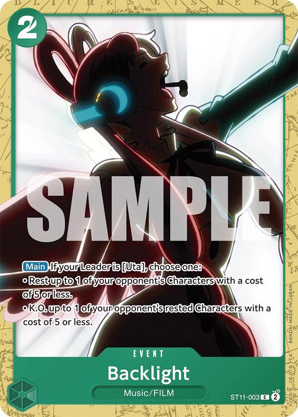 Backlight ST11-003 – Starter Deck 16: GREEN Uta | One Piece TCG
