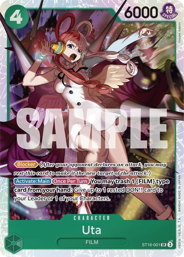 Uta ST16-001 – Starter Deck 16: GREEN Uta | One Piece TCG