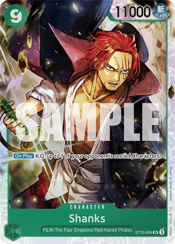Shanks ST16-004 – Starter Deck 16: GREEN Uta | One Piece TCG