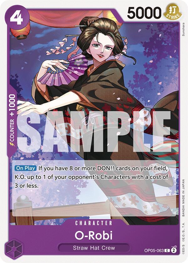 O-Robi OP05-063 – Starter Deck 18: PURPLE Monkey D. Luffy | One Piece TCG