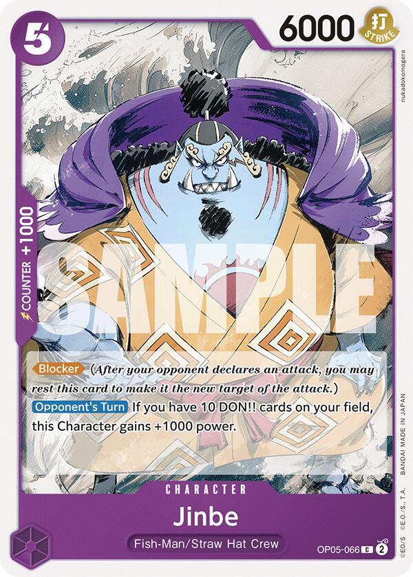 Jinbe OP05-066 – Starter Deck 18: PURPLE Monkey D. Luffy | One Piece TCG