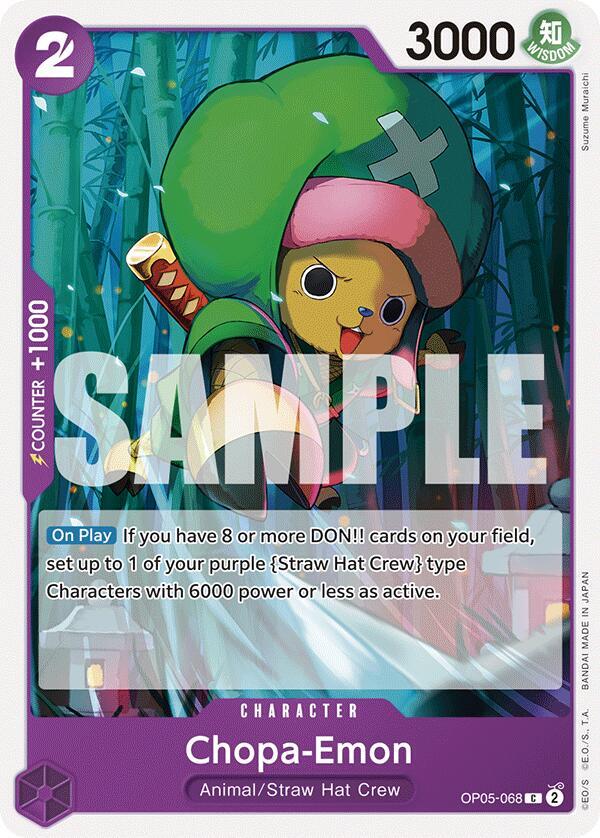 Chopa-Emon OP05-068 – Starter Deck 18: PURPLE Monkey D. Luffy | One Piece TCG
