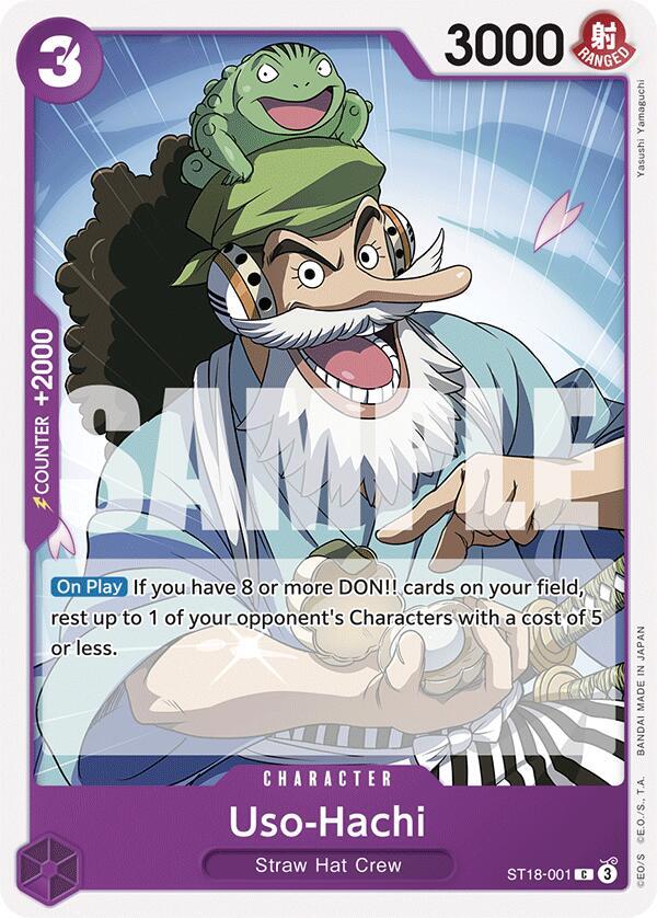 Uso-Hachi ST18-001 – Starter Deck 18: PURPLE Monkey D. Luffy | One Piece TCG