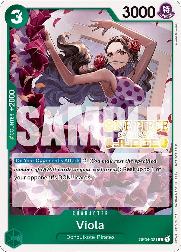 Viola Judge Pack Vol. 4 OP04-021 | One Piece TCG