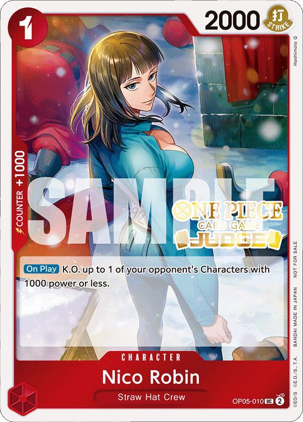 Nico Robin Judge Pack Vol. 4 OP05-010 | One Piece TCG