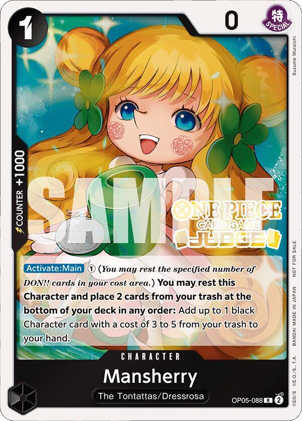 Mansherry Judge Pack Vol. 4 OP05-088 | One Piece TCG