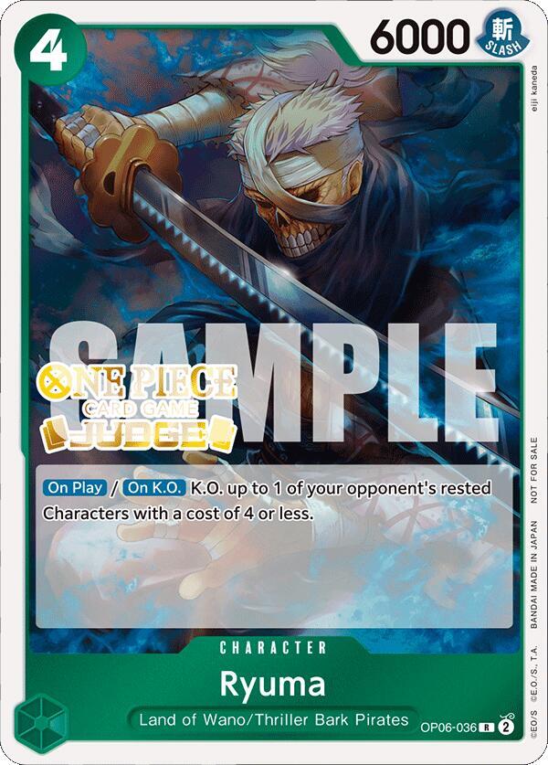 Ryuma Judge Pack Vol. 4 OP06-036 | One Piece TCG