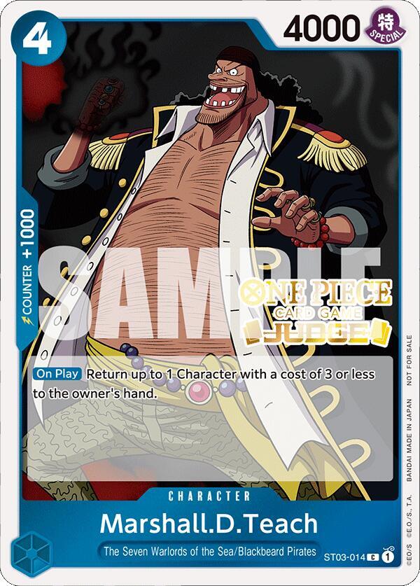 Marshall.D.Teach Judge Pack Vol. 4 March ST03-014 | One Piece TCG