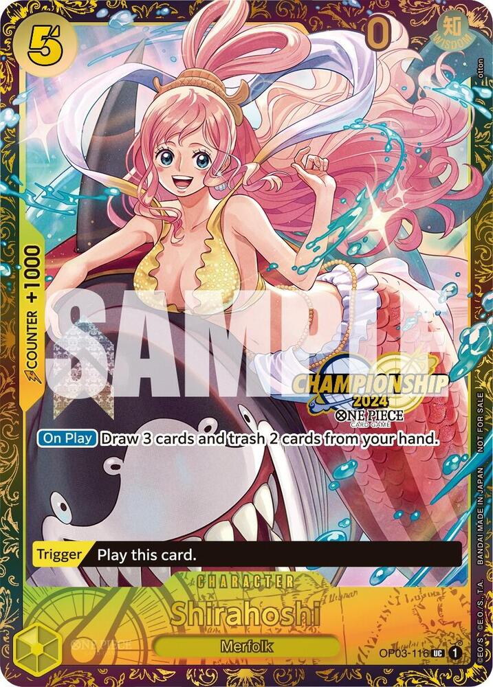 Shirahoshi October Championship 2024 Online Regional OP03-116 | One Piece TCG
