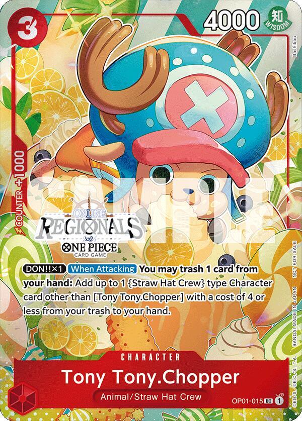 Tony Tony.Chopper Online Regional 2024 Vol. 3 OP01-015 | One Piece TCG