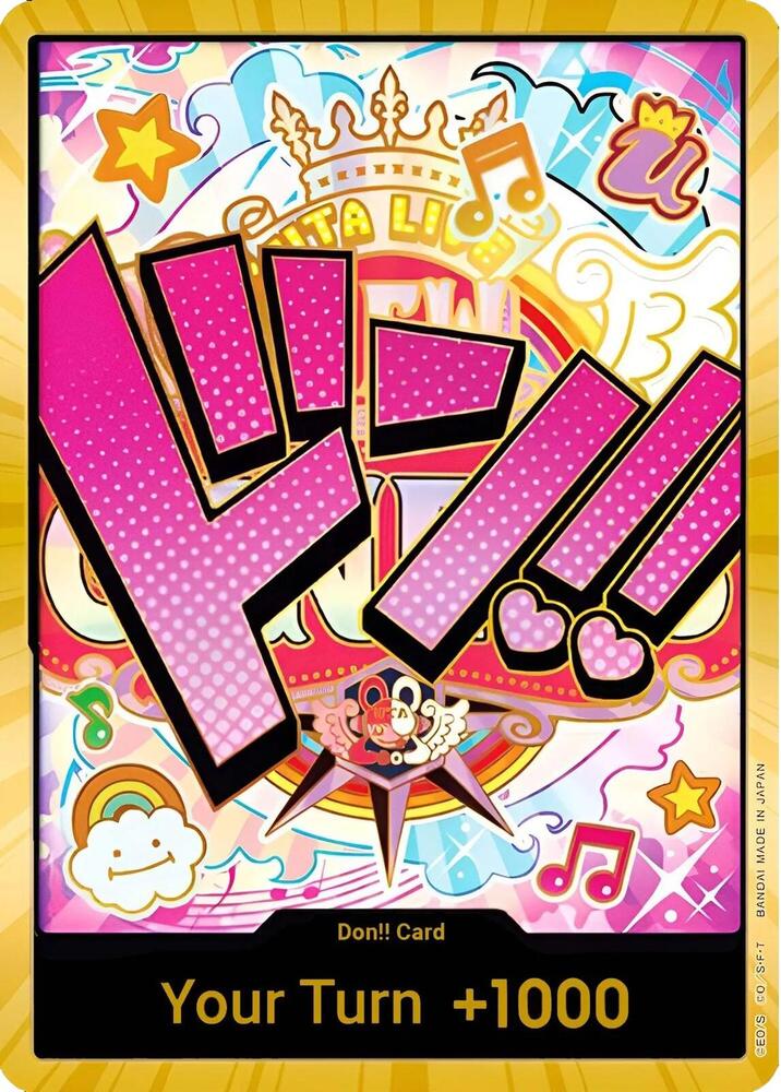 DON!! Card (Uta) Gold – Premium Booster - The Best | One Piece TCG