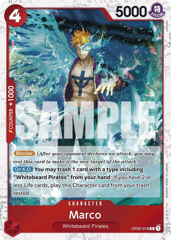 Marco Jolly Roger Foil OP02-018 – Premium Booster - The Best | One Piece TCG