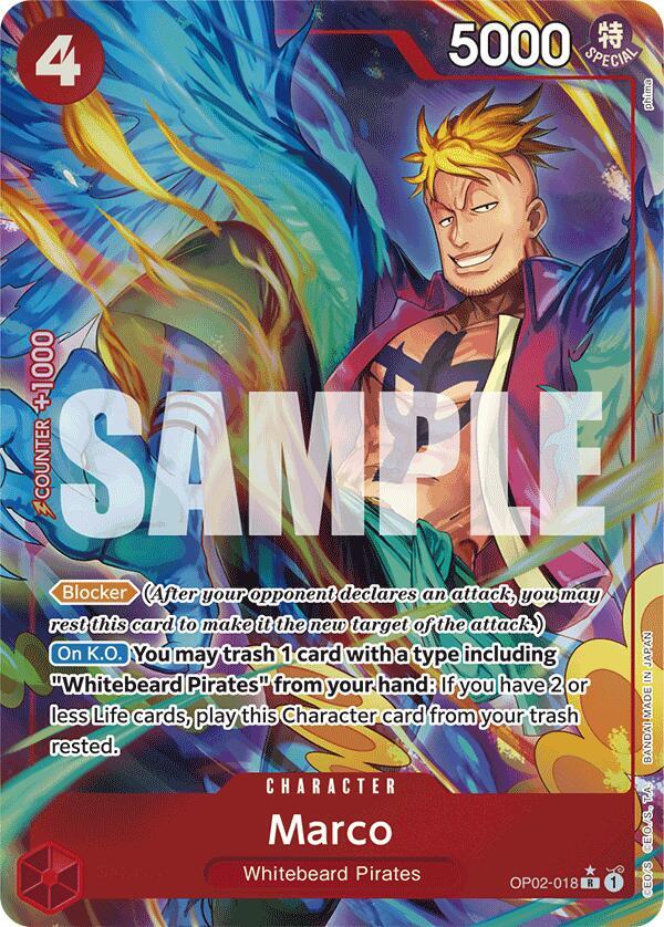 Marco Alternate Art OP02-018 – Premium Booster - The Best | One Piece TCG