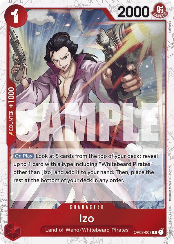Izo Jolly Roger Foil OP03-003 – Premium Booster - The Best | One Piece TCG