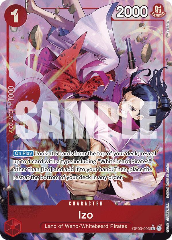 Izo Alternate Art OP03-003 – Premium Booster - The Best | One Piece TCG