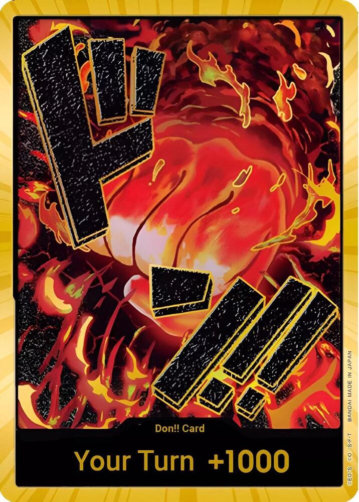 DON!! Card (Sakazuki) Gold – Premium Booster - The Best | One Piece TCG