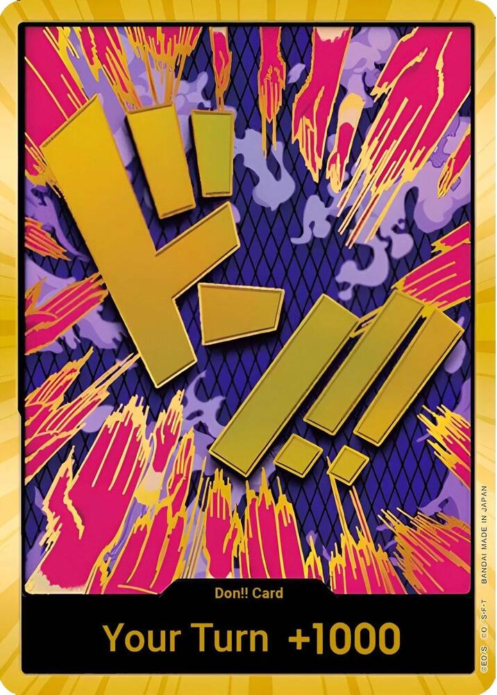 DON!! Card (Ivankov) Gold – Premium Booster - The Best | One Piece TCG