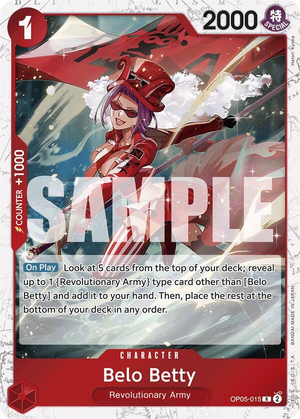 Belo Betty Jolly Roger Foil OP05-015 – Premium Booster - The Best | One Piece TCG