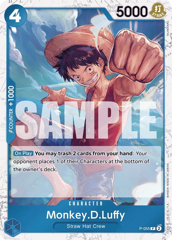 Monkey.D.Luffy Jolly Roger Foil P-055 – Premium Booster - The Best | One Piece TCG
