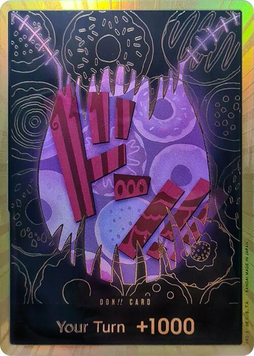 DON!! Card (Katakuri) Gold – Premium Booster - The Best | One Piece TCG