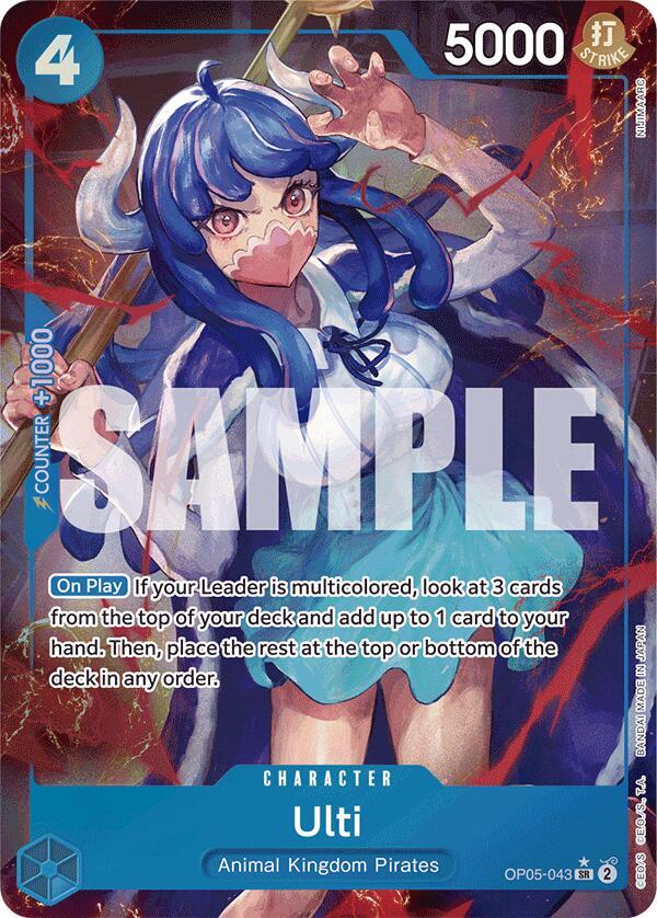 Ulti Alternate Art OP05-043 – Premium Booster - The Best | One Piece TCG