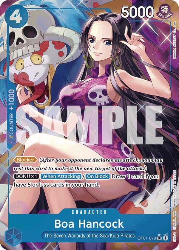 Boa Hancock Alternate Art OP01-078 – Premium Booster - The Best | One Piece TCG