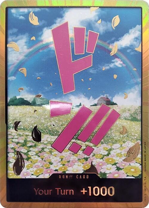DON!! Card (Rebecca) Gold – Premium Booster - The Best | One Piece TCG