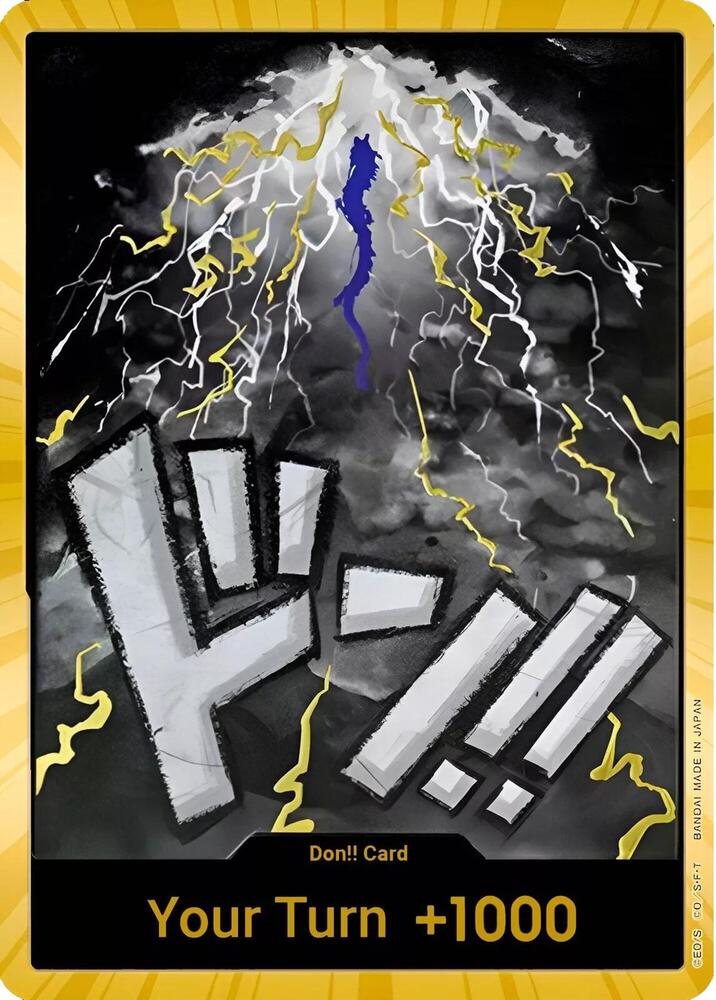 DON!! Card (Kaido) Gold – Premium Booster - The Best | One Piece TCG