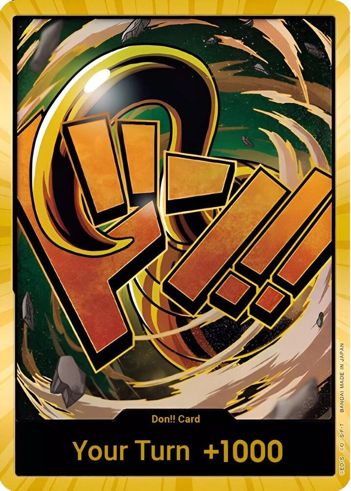 DON!! Card (Crocodile) Gold – Premium Booster - The Best | One Piece TCG