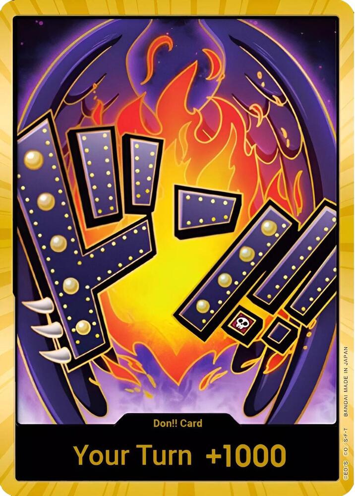 DON!! Card (King) Gold – Premium Booster - The Best | One Piece TCG