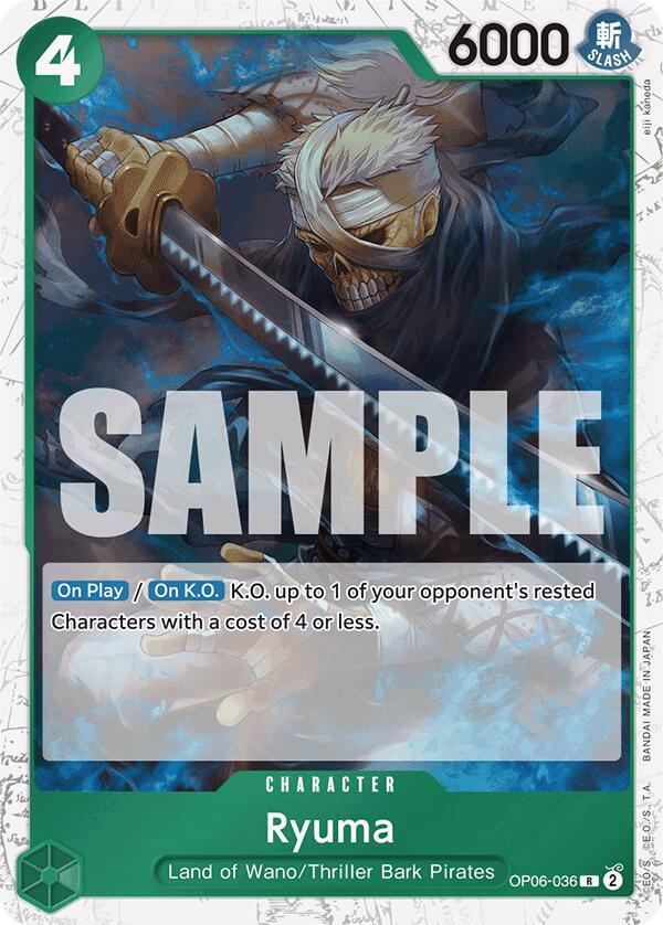 Ryuma Jolly Roger Foil OP06-036 – Premium Booster - The Best | One Piece TCG