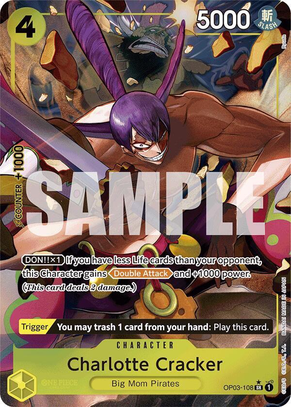 Charlotte Cracker Alternate Art OP03-108 – Premium Booster - The Best | One Piece TCG