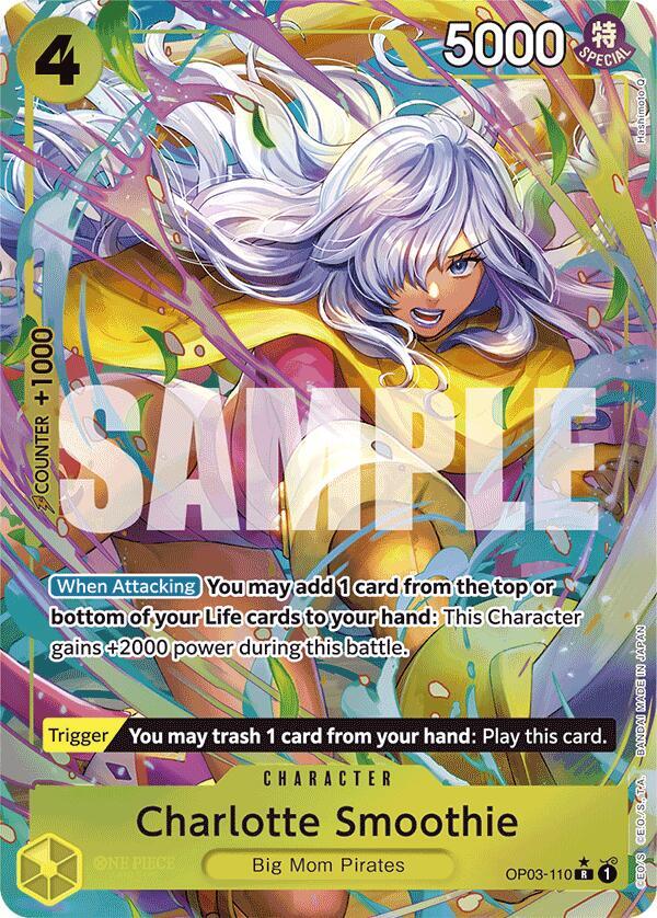 Charlotte Smoothie Alternate Art OP03-110 – Premium Booster - The Best | One Piece TCG