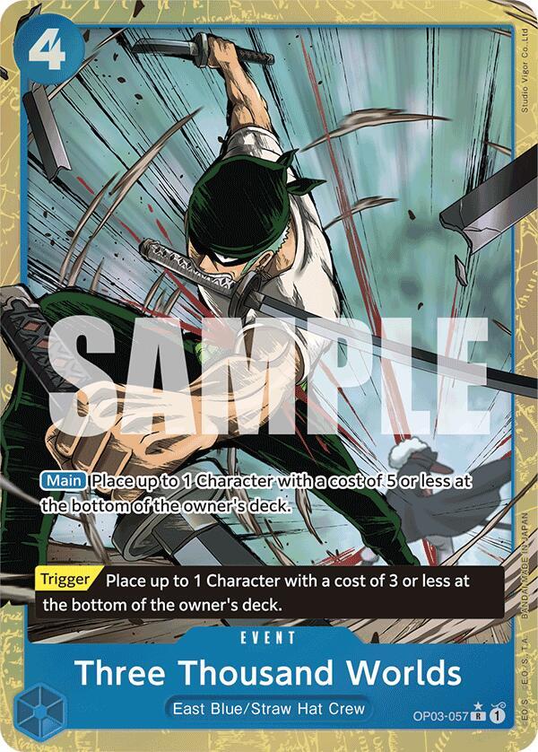 Three Thousand Worlds Alternate Art OP03-057 – Premium Booster - The Best | One Piece TCG