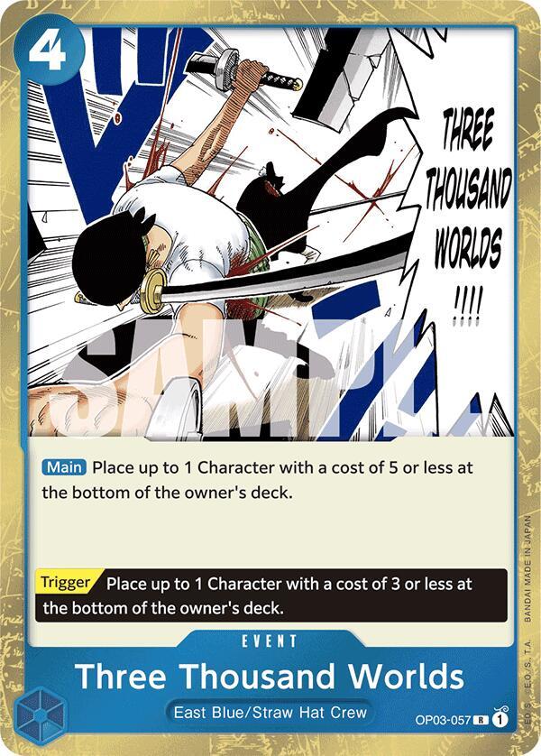 Three Thousand Worlds Jolly Roger Foil OP03-057 – Premium Booster - The Best | One Piece TCG