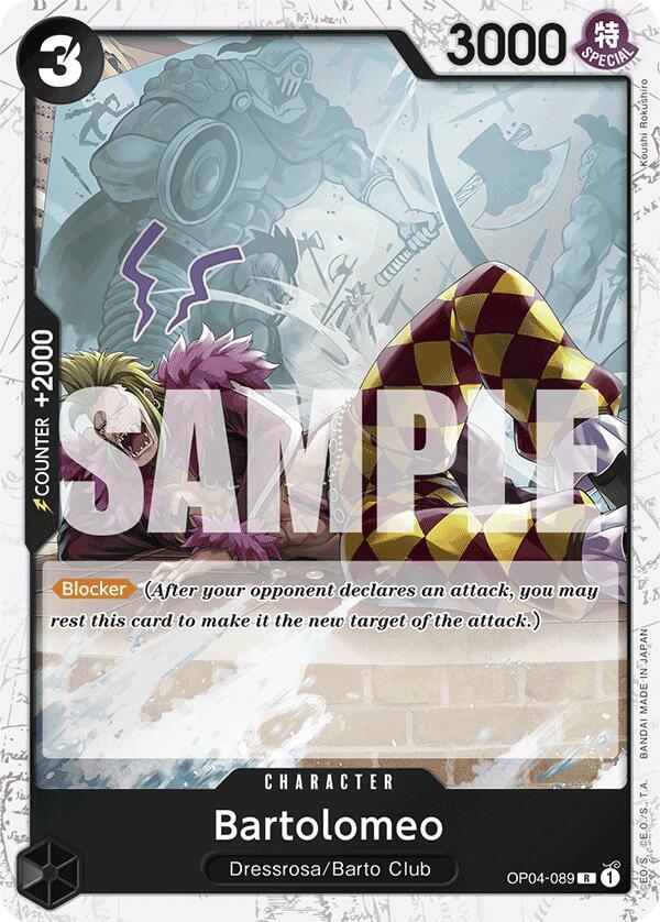 Bartolomeo Jolly Roger Foil OP04-089 – Premium Booster - The Best | One Piece TCG