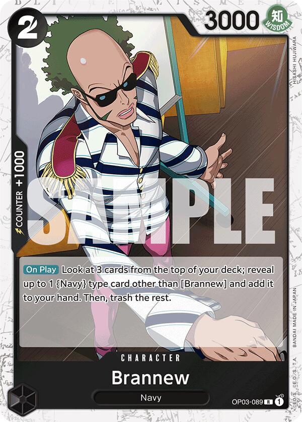 Brannew Jolly Roger Foil OP03-089 – Premium Booster - The Best | One Piece TCG