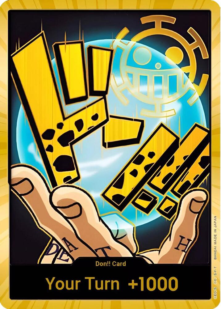 DON!! Card (Trafalgar Law) Gold – Premium Booster - The Best | One Piece TCG