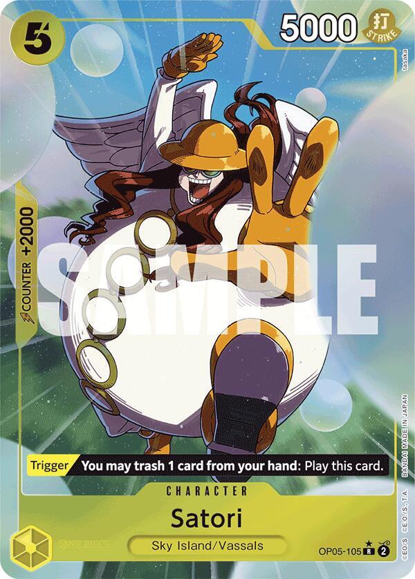 Satori Alternate Art OP05-105 – Premium Booster - The Best | One Piece TCG